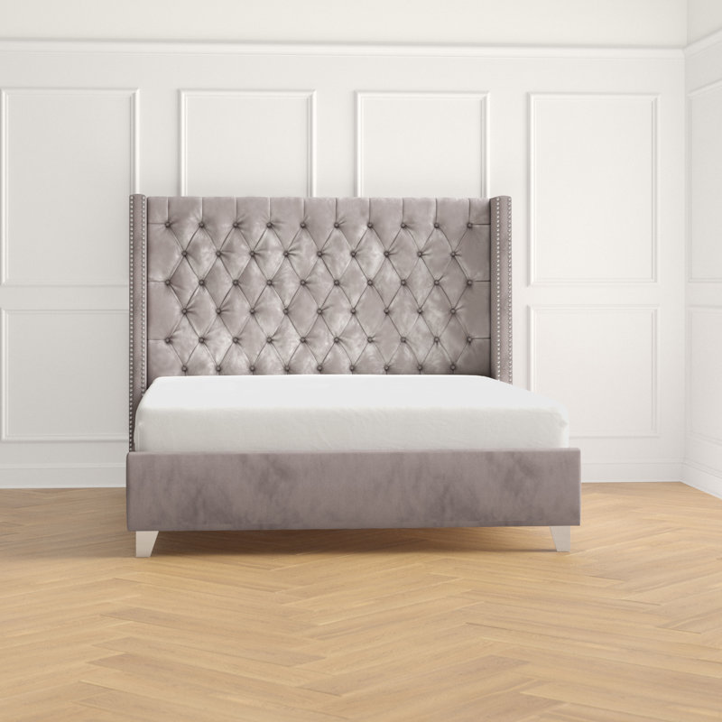 Dash Tufted Upholstered Low Profile Platform Bed Reviews Joss Main