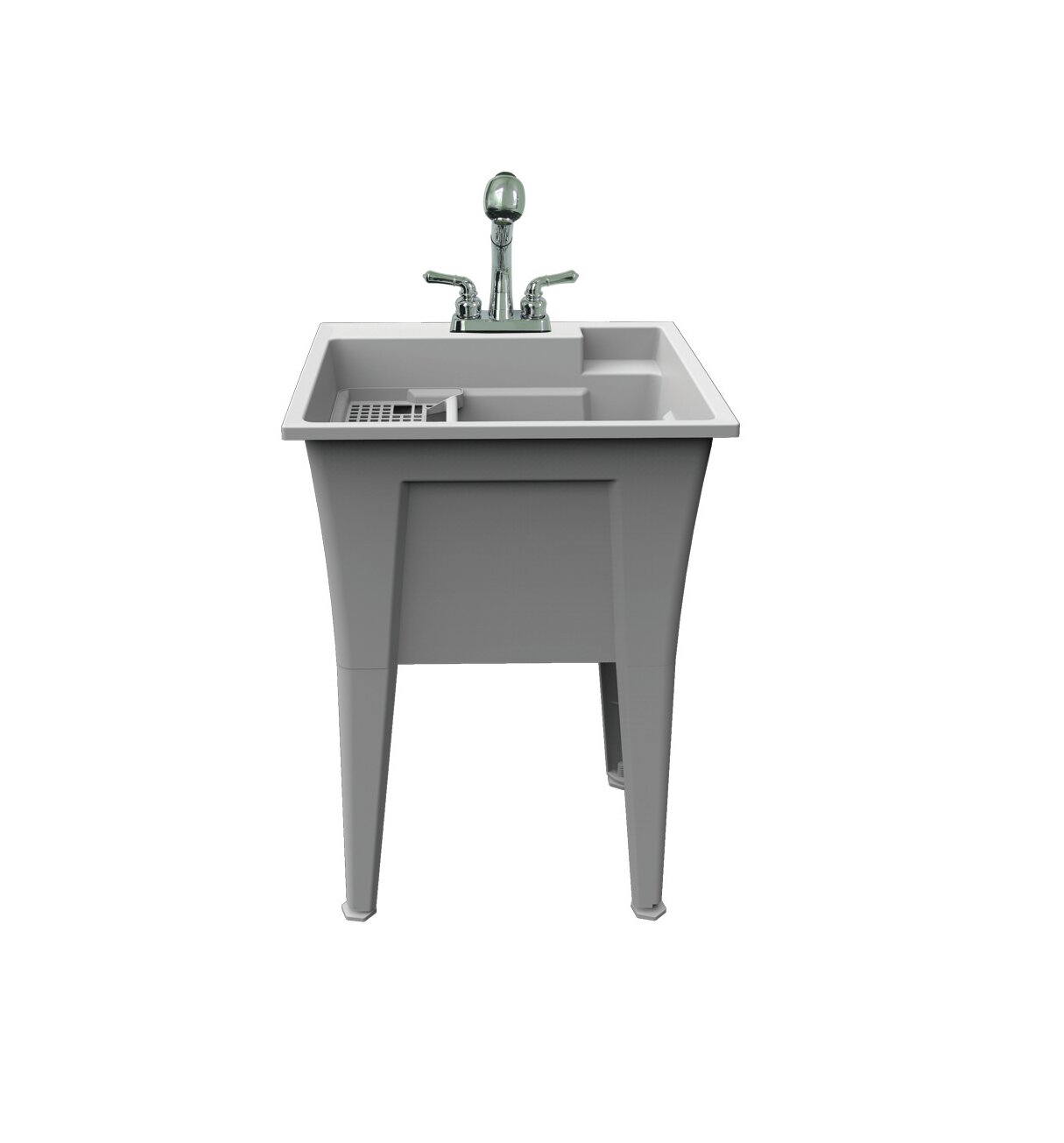 A E Bath And Shower Luiza 22 X 24 Free Standing Laundry Sink