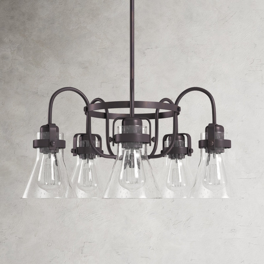 Fricke 5 - Light Shaded Classic / Traditional Chandelier
