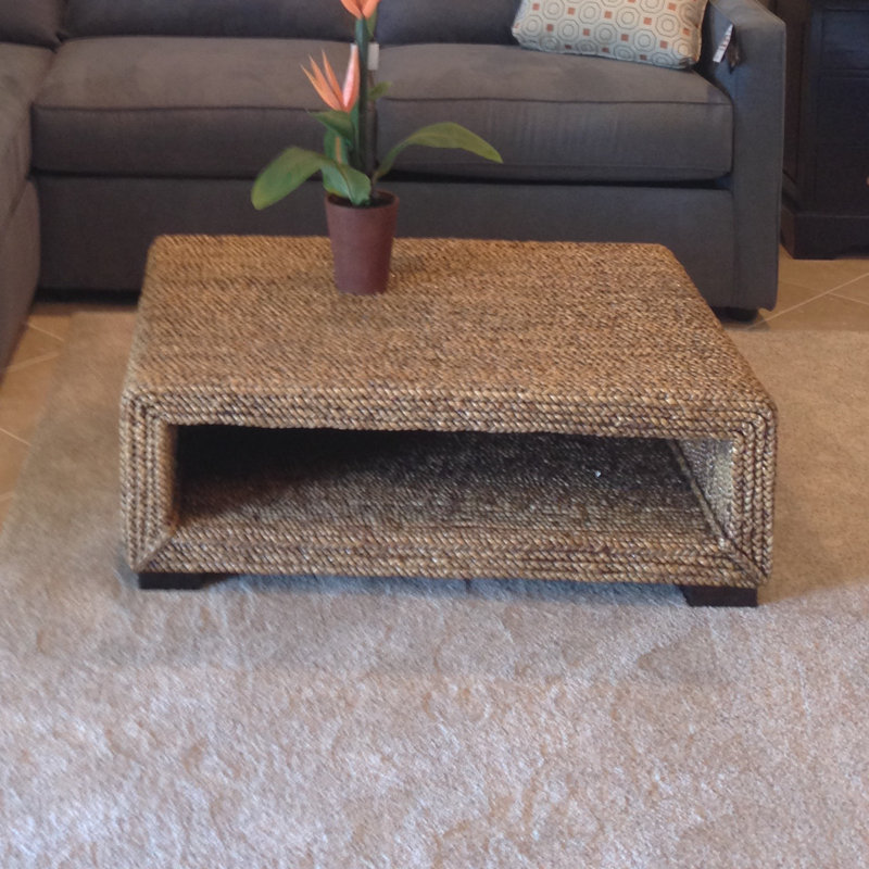 chicteak water hyacinth coffee table & reviews | wayfair chicteak water hyacinth coffee table & reviews | wayfair