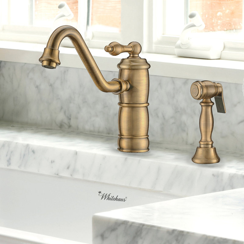 Whitehaus Collection Vintage Iii Plus Single Handle Kitchen Faucet Reviews