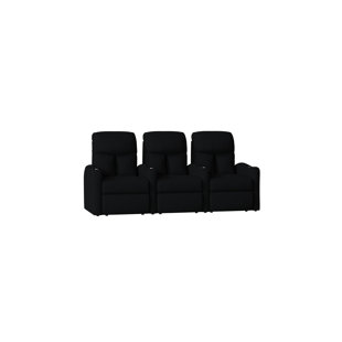 Home Theater Recliner (Row Of 3) by Latitude Run Spacial Price