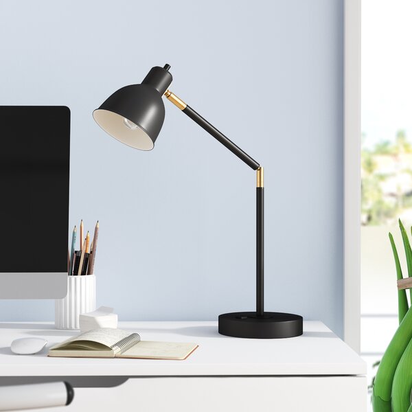 lamp on desk