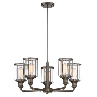 Go to store & view more images Adriana 5-Light Shaded Chandelier by Williston Forge