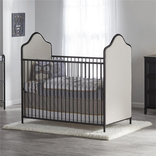 black rod iron crib