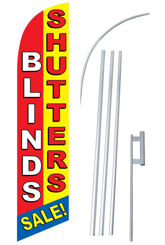 Neoplex Blinds And Shutters Polyester 180 X 30 In Flag Set