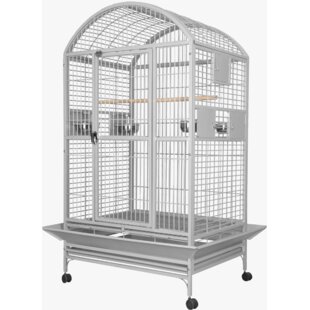 large white bird cage