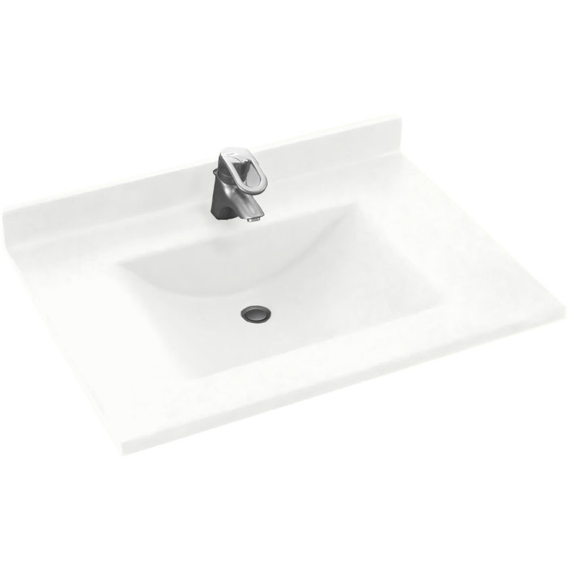 Swan Surfaces Contour 31 Single Bathroom Vanity Top Reviews