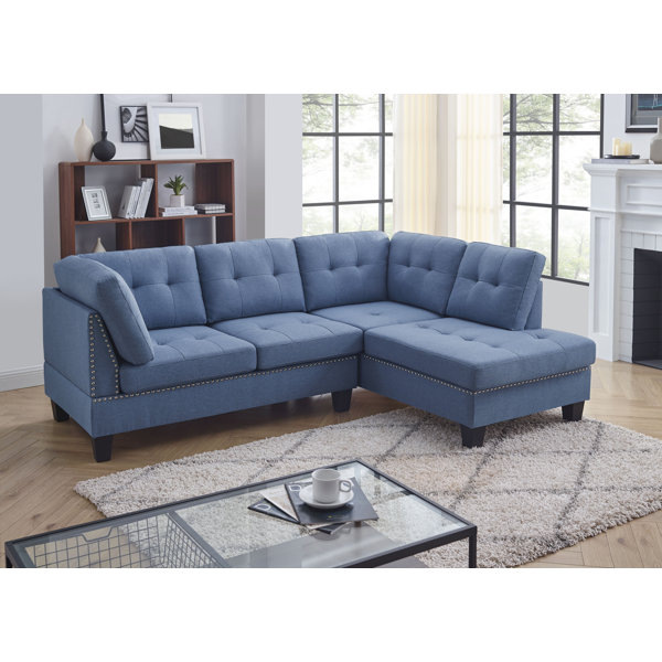 Nailhead Trim Sectional Wayfair