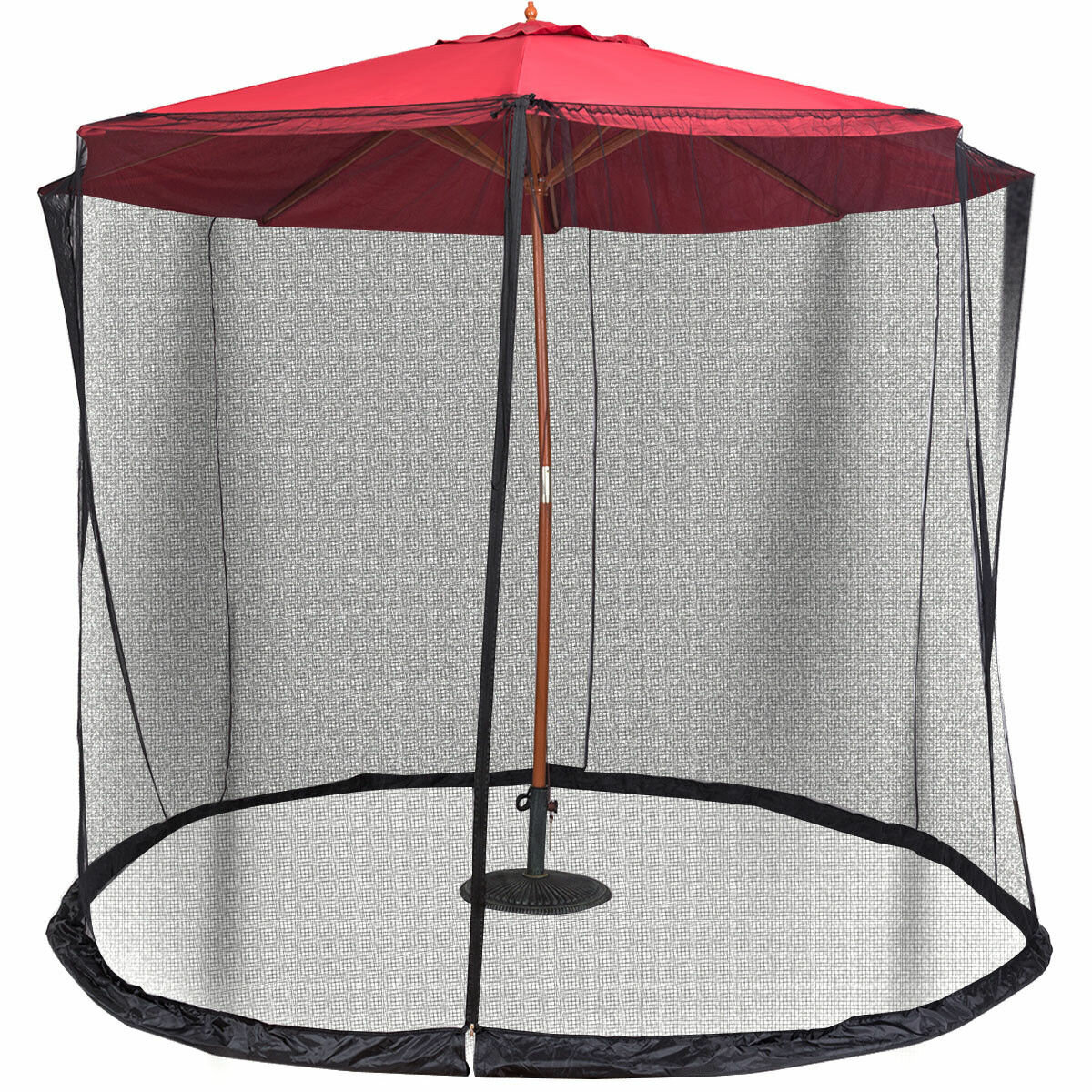 Arlmont Co Emmanuelle Outdoor Umbrella Table Screen Mosquito Netting Wayfair