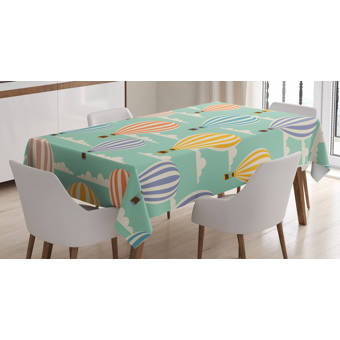 East Urban Home Ambesonne Retro Tablecloth Girl S Legs In Stripes