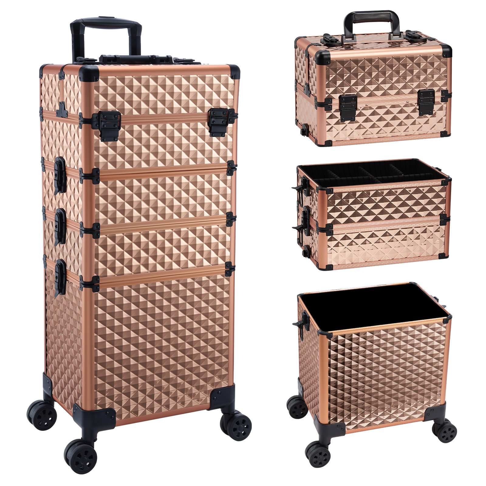 Rebrilliant Cayne Rolling Makeup Train 