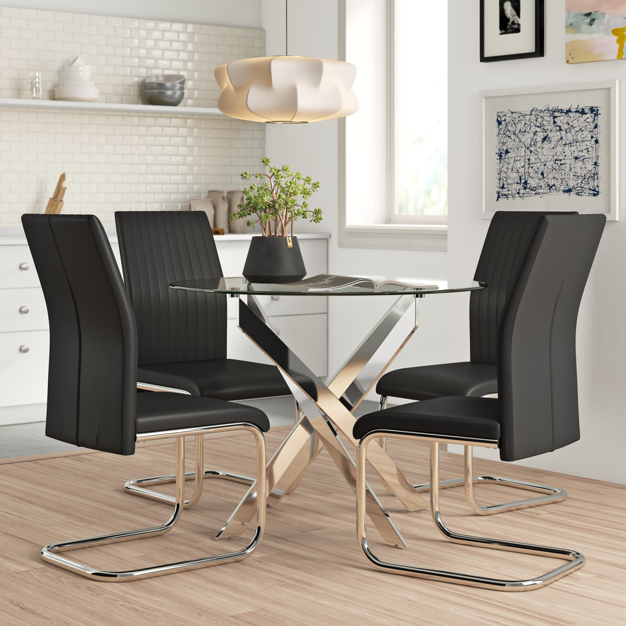 trapp dining set with 4 chairs
