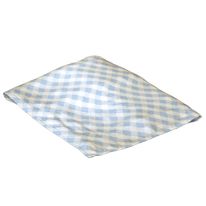 gingham swaddle