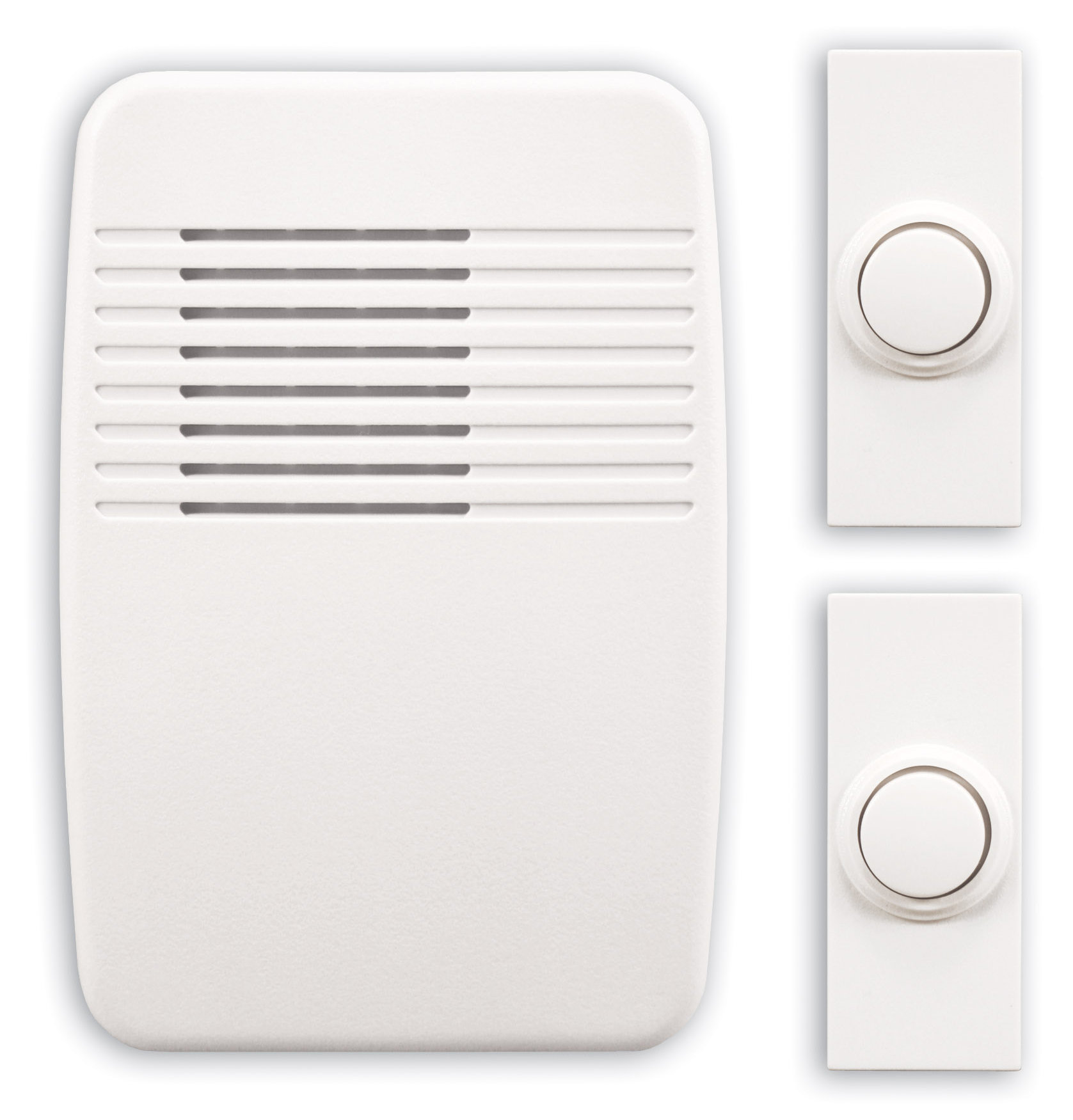 HeathZenith Wireless PlugIn Doorbell Kit with Two Push Buttons