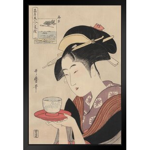 Framed Traditional Japanese Asian art Poster Canvas Print Wall Art Decor 5 Piece