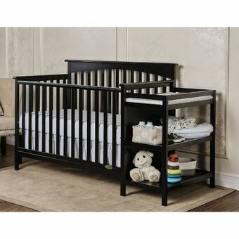 brody 5 in 1 convertible crib with changer