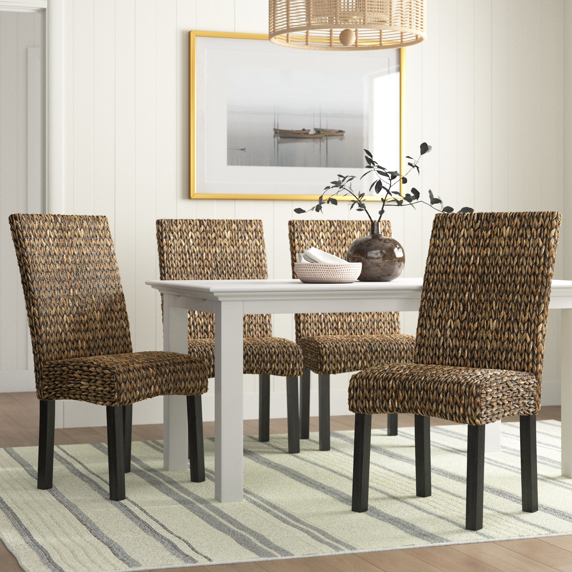 wayfair seagrass chairs