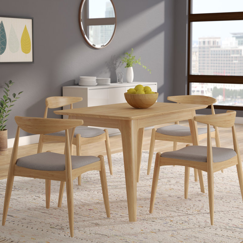 Langley Street Millie 5 Piece Mid Century Wood Dining Set ... (800 x 800 Pixel)
