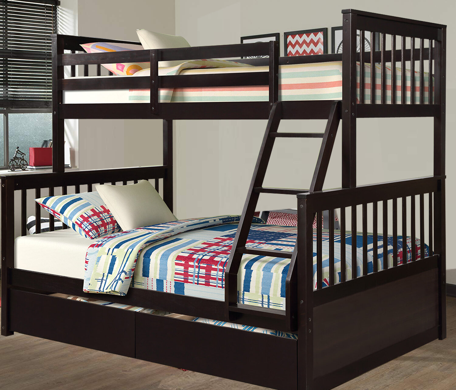 aleta twin over full bunk bed