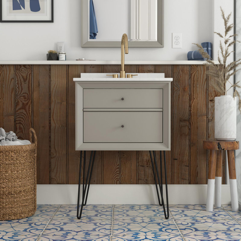 Dorel Living Tribecca 24 Single Bathroom Vanity Set Reviews Wayfair