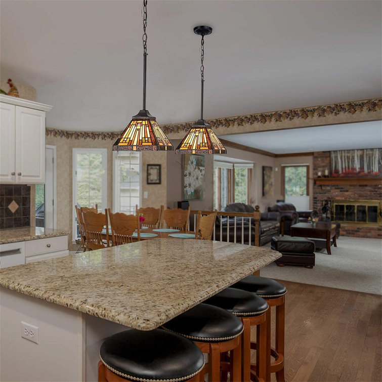 Tiffany kitchen island lights Clearance
