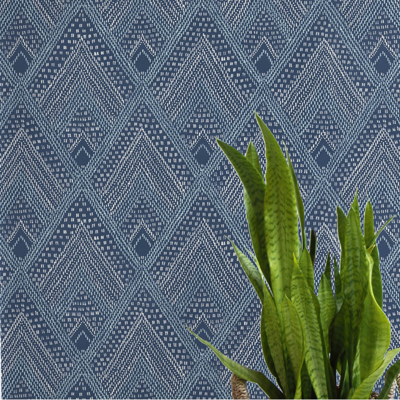 Bungalow Rose Herbst Panama Boho Diamonds 32 81 L X 20 5 W Wallpaper Roll Wayfair