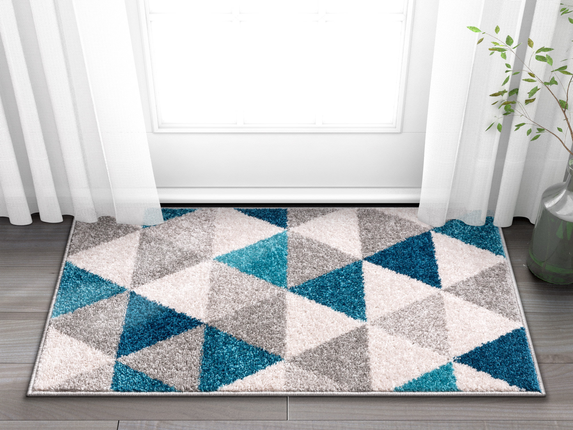 Well Woven Mystic Alvin Modern Geometric Door Mat Reviews Wayfair