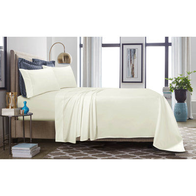 Egyptian Cotton 500 Thread Count Extra Deep Pocket Solid Sheet Set