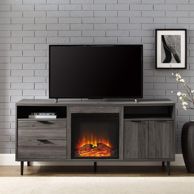 Wrought Studio Eglinton Tv Stand For Tvs Up To 65 With Electric