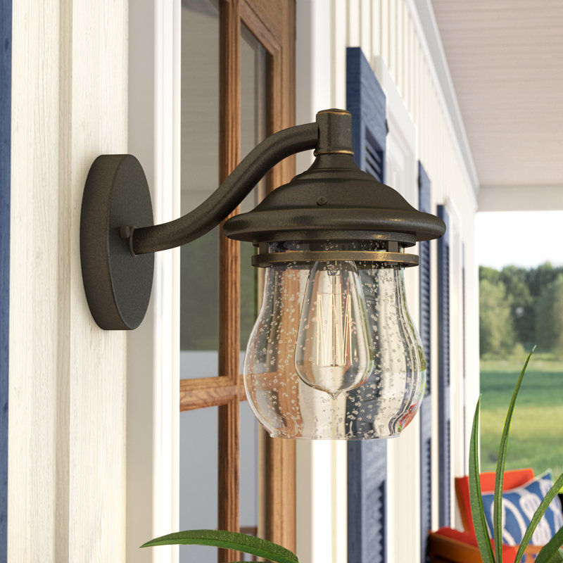 Breakwater Bay Vineleaf Outdoor Wall Lantern Reviews Wayfair