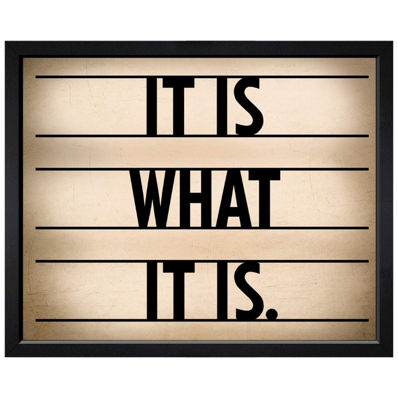 Ivy Bronx Words Of Wisdom Picture Frame Textual Art Print On Paper Wayfair