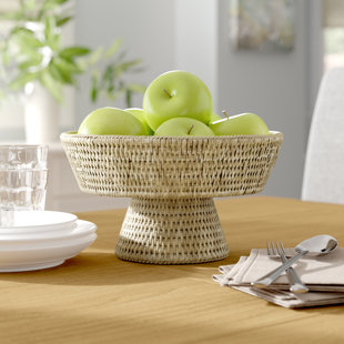White Pedestal Fruit Bowl Wayfair Quickview