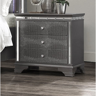Go to store & view more images Everly Quinn Landgraf 3 Drawer Nightstand