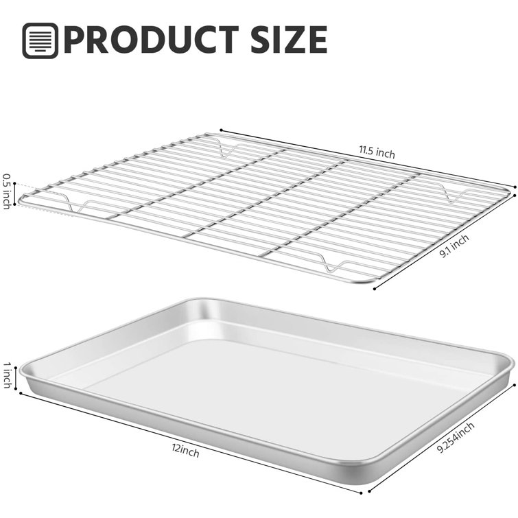 quarter sheet pan size