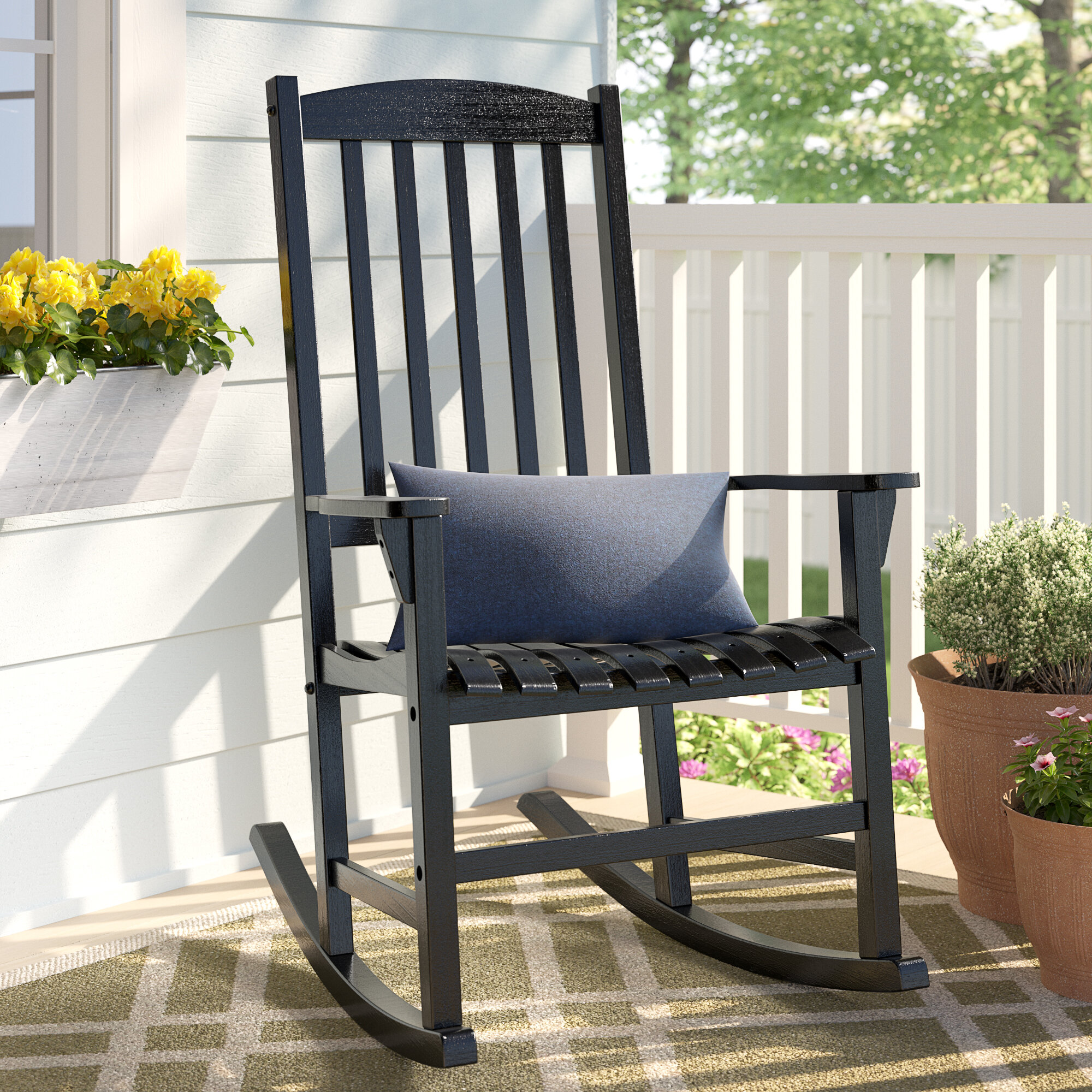 Sol 72 Outdoor Abasi Rocking Chair Reviews Wayfairca