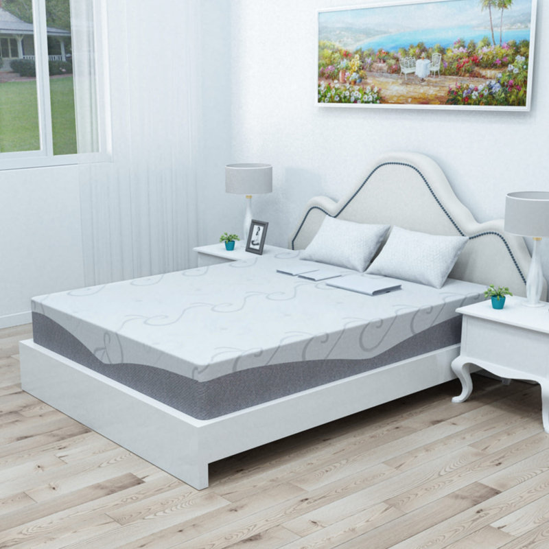 Alwyn Home Ivanka 11 Medium Hybrid Mattress With Pillows And