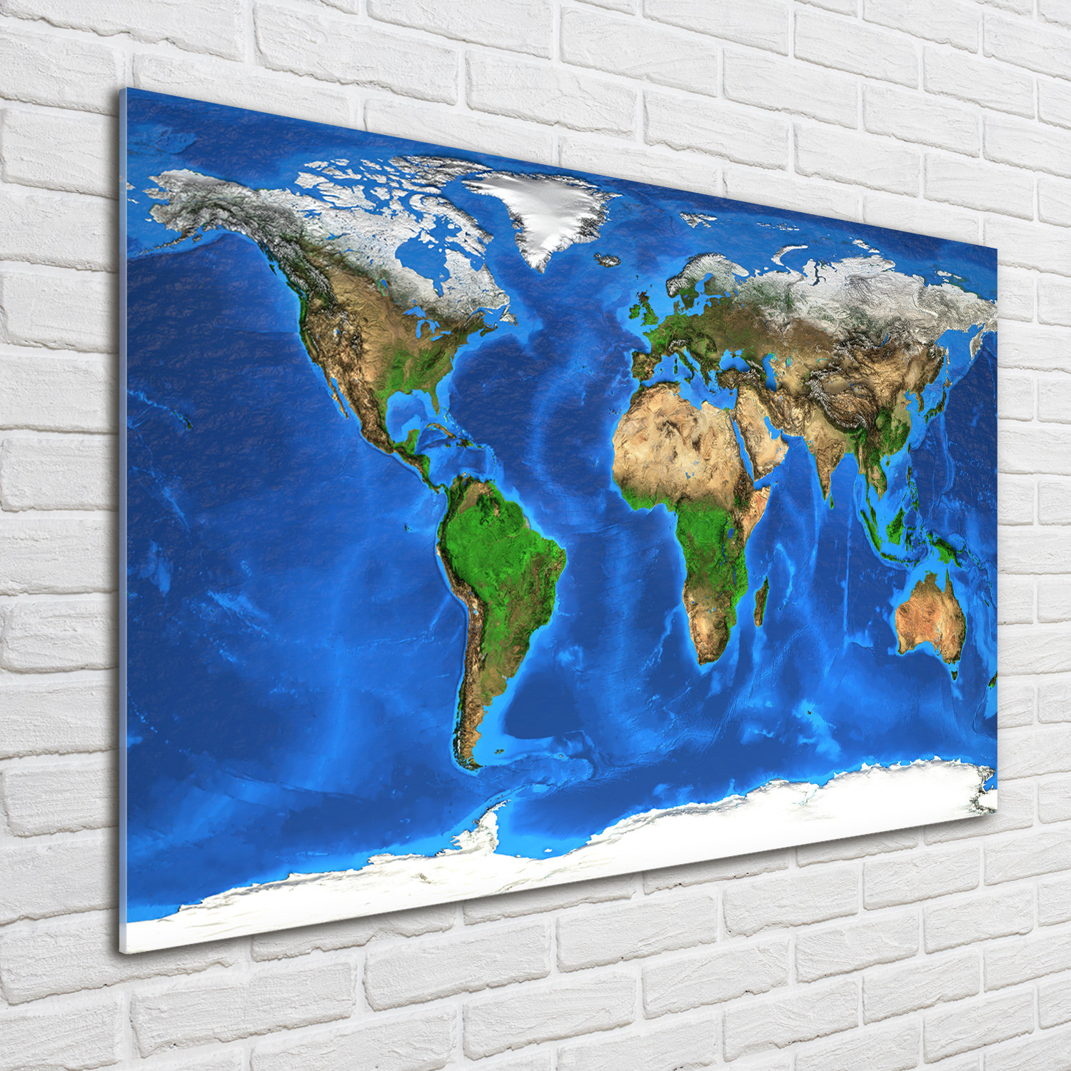 Ebern Designs World Map Unframed Art Prints on Glass Wayfair.co.uk