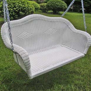 wicker patio swings