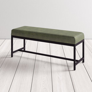 Modern Contemporary Albertina Leather Bench Allmodern