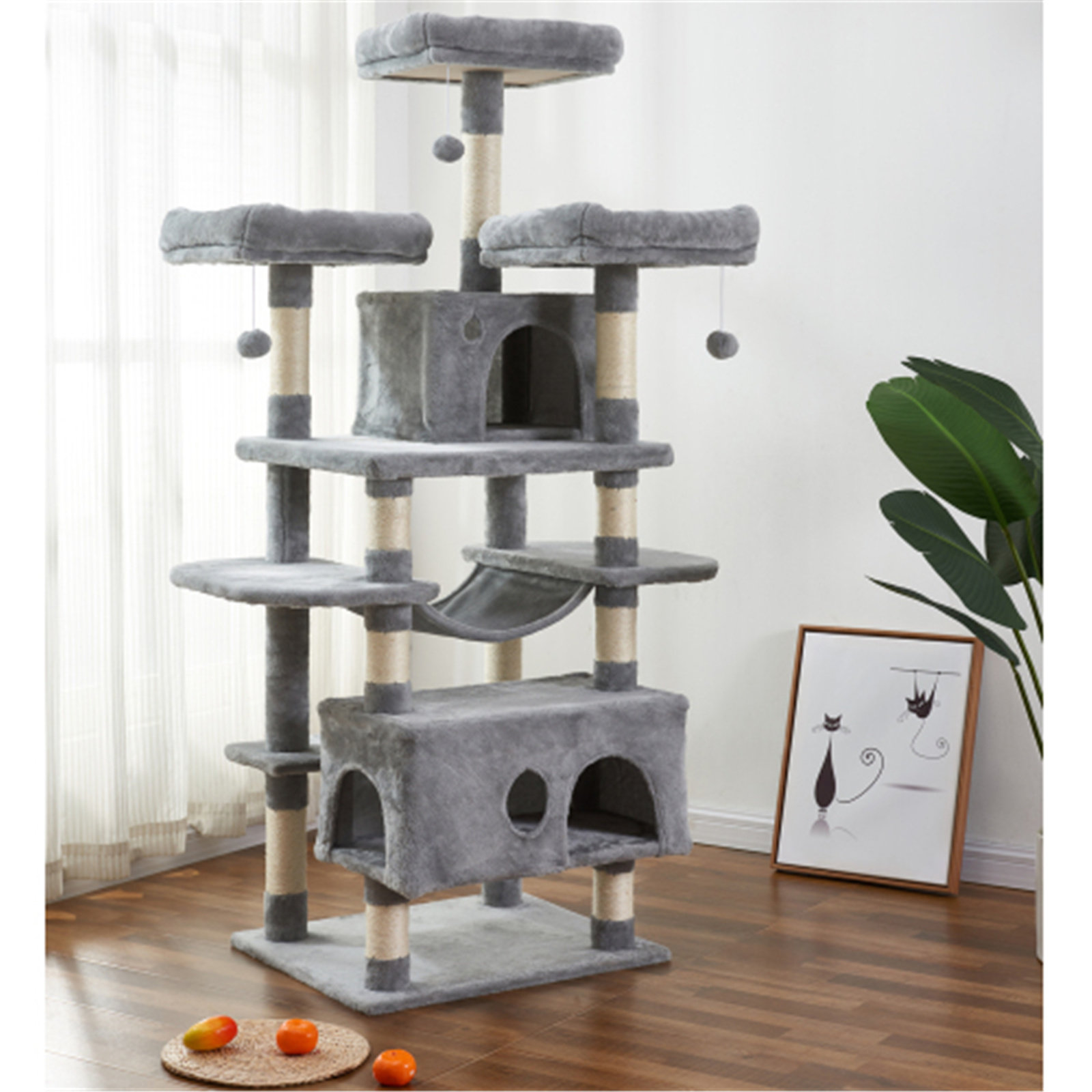 large cat tree condo