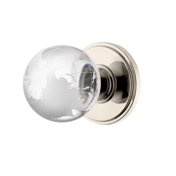 AMG Crystal Privacy Globe Door Knob & Reviews Wayfair
