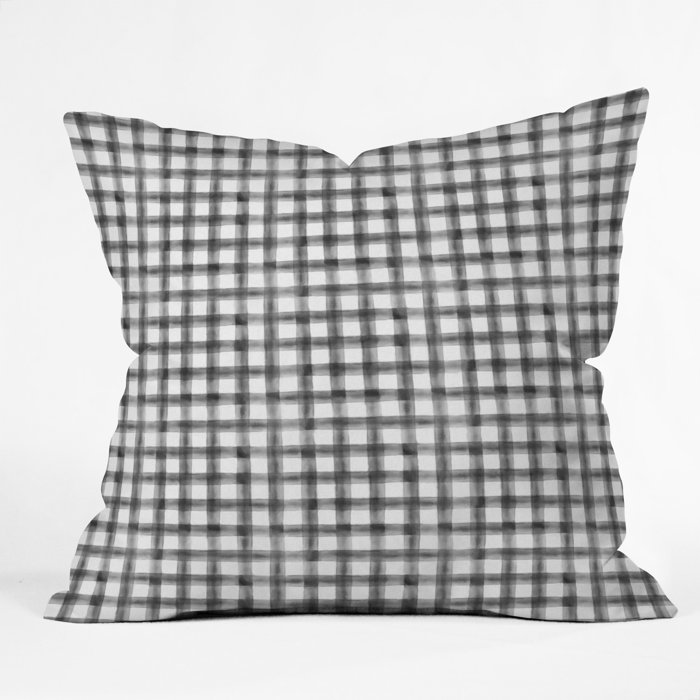 East Urban Home Little Arrow Co Watercolor Buffalo Check Euro