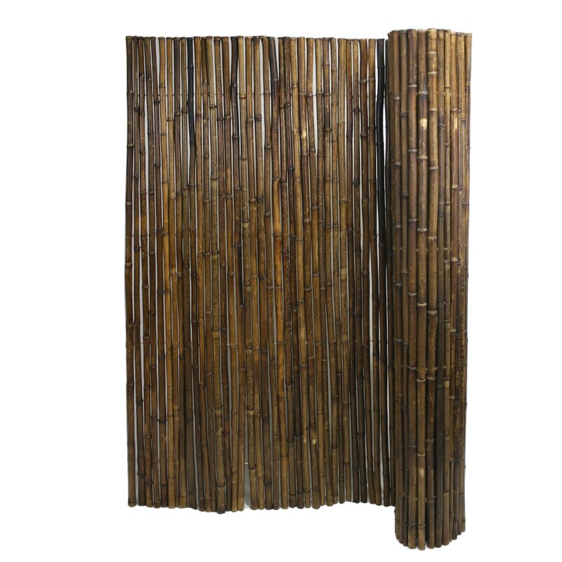 6 ft. H x 8 ft. W Rolled Bamboo Fence Panel