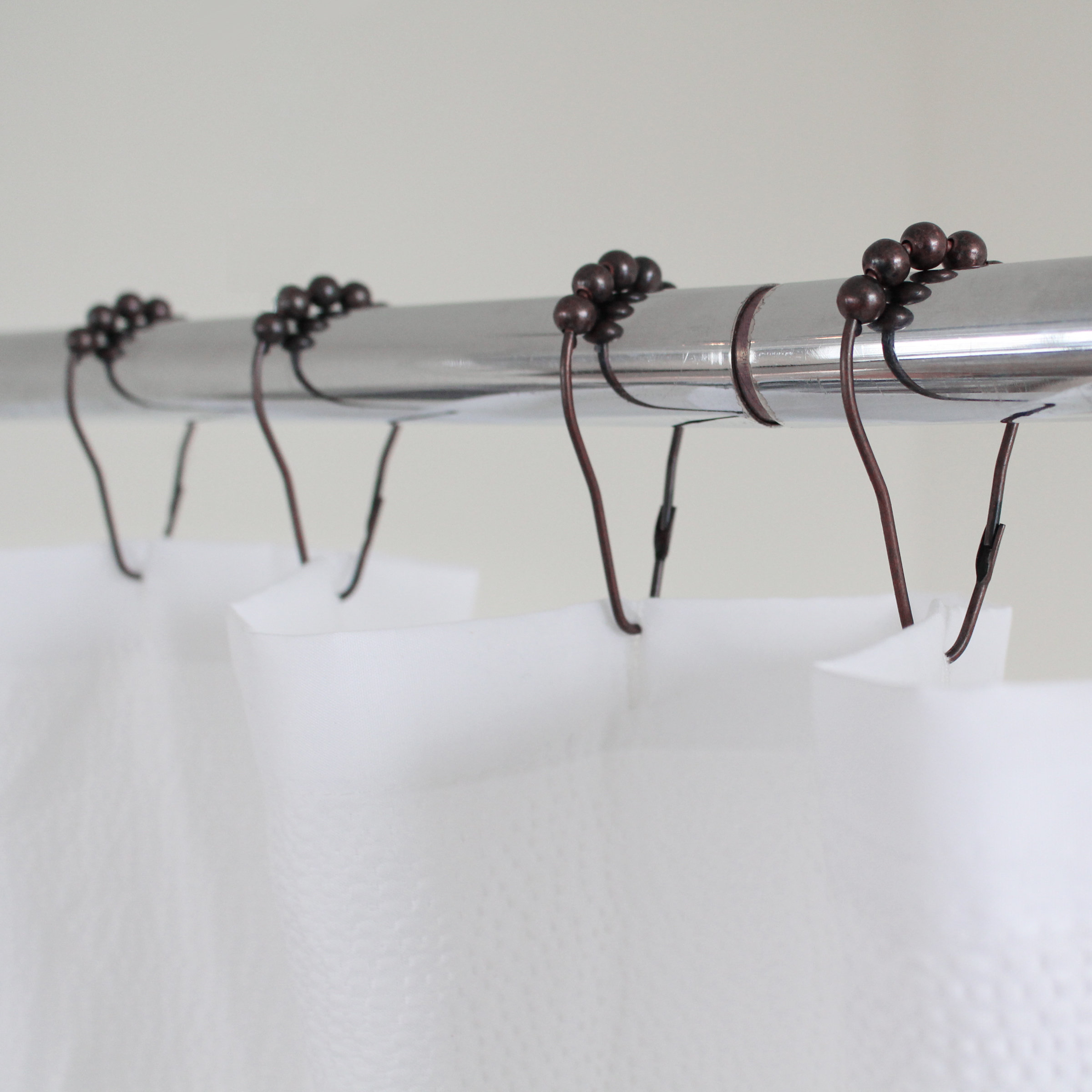 Splash Home Premium Roller Shower Curtain Hooks & Reviews Wayfair