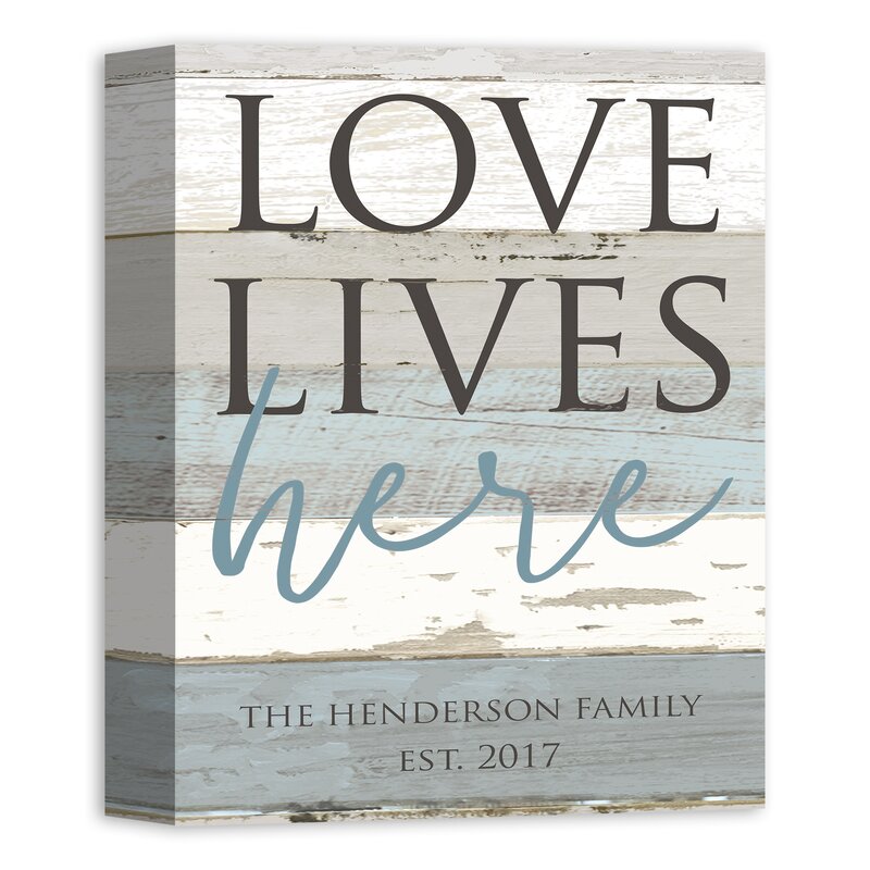 NEW!~Black Wood Word Art Sign~/"LOVE LIVES HERE/"~Stand~Home Decor~Picture//Plaque