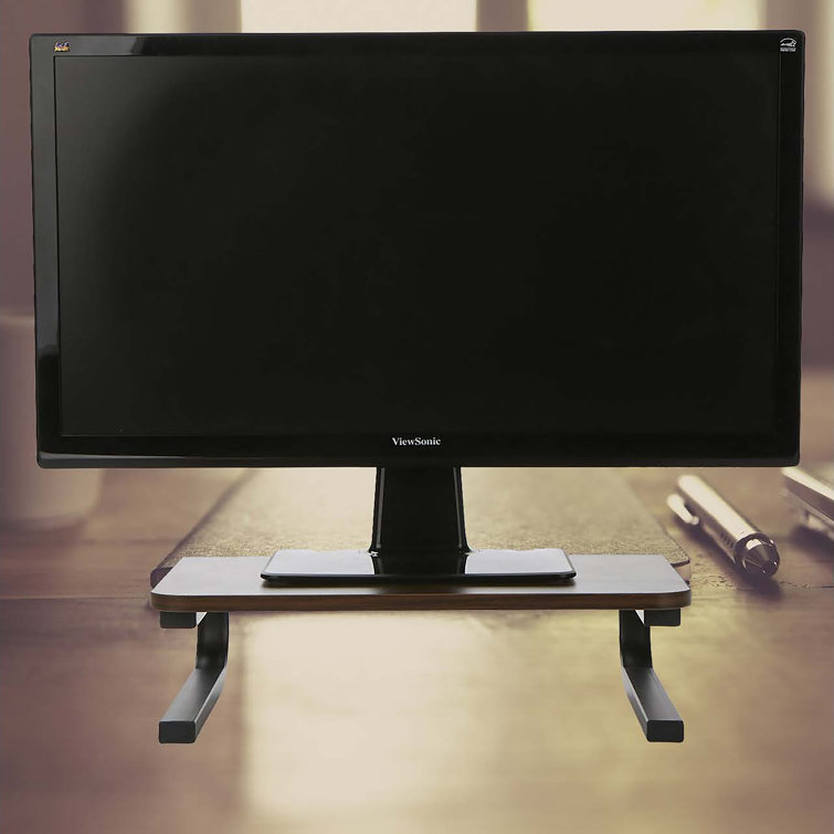 Mind Reader Wood Top Monitor Stand Reviews Wayfair