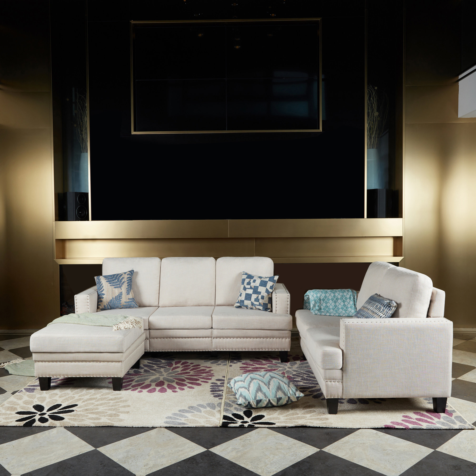 Andover Mills™ Matlock 3 Piece Standard Living Room Set & Reviews Wayfair