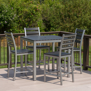 Outdoor Pub Tables And Chairs bar height patio sets | wayfair Outdoor Pub Tables And Chairs bar height patio sets | wayfair