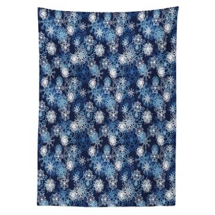 Orrin Ornate Snowflakes Tablecloth By The Seasonal Aisle